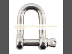 Catene D in acciaio inossidabile da lavoro pesante in stile europeo Catene D in anello inossidabile